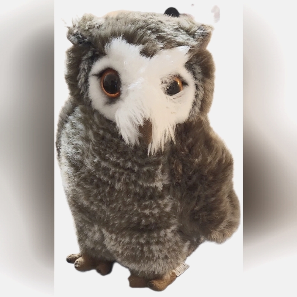 Harry Potter Pigwidgeon Plush Owl 10” Wizarding World Ron's Owl Head Rotates